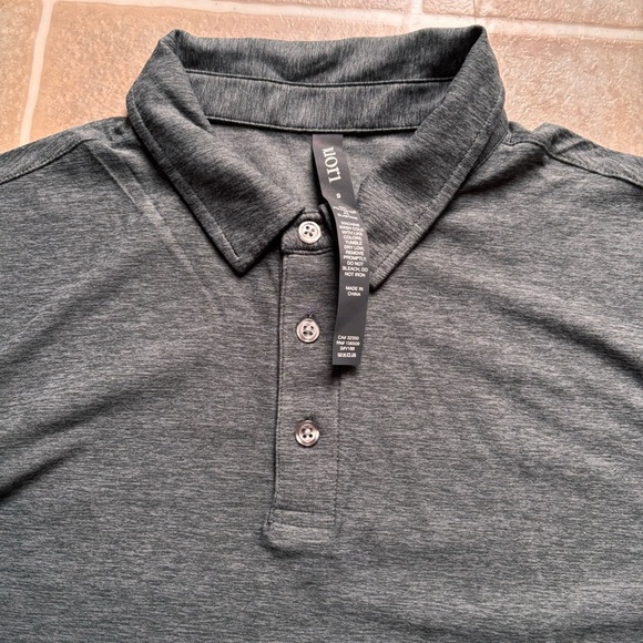 Men's Gray Polo Shirt - Picture 7 of 8
